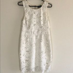 White flowery dress